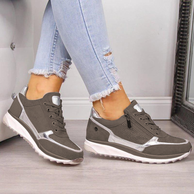 EVO | Damskie wspierające sneakersy z zamkiem